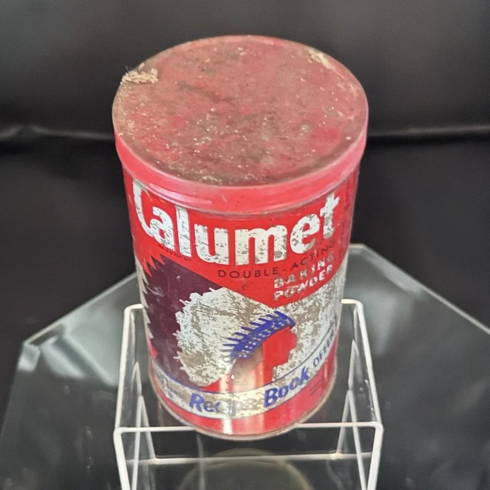 Vintage Advertising‎ Tin Calumet Double Acting Baking Powder 1lb 6